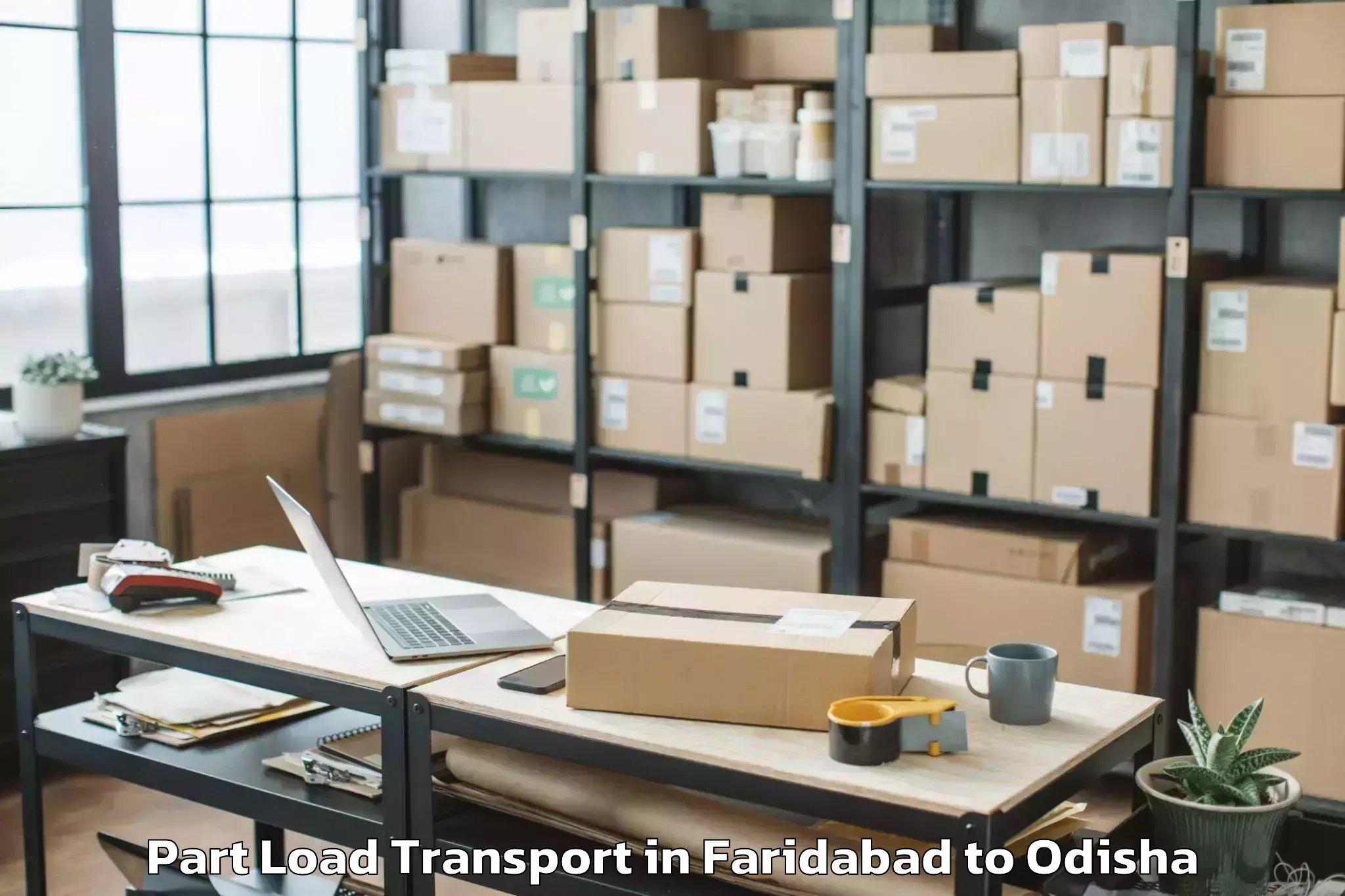 Quality Faridabad to Debagarh Part Load Transport